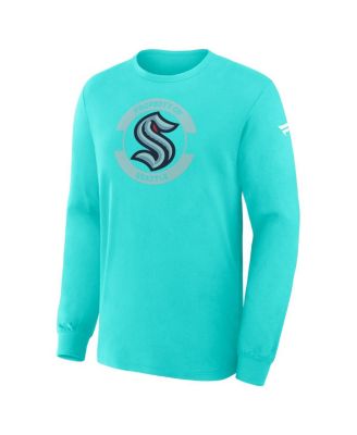 Men's Light Blue Seattle Kraken Authentic Pro Property Of Practice Long Sleeve T-Shirt