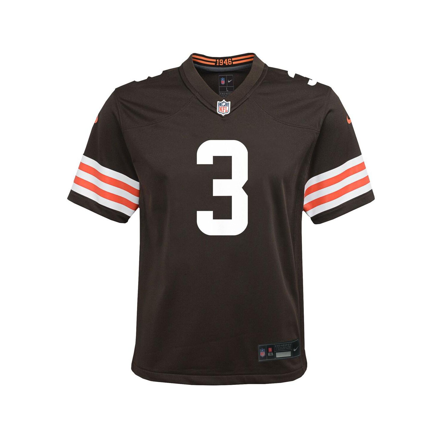 Big Boys and Girls Jerry Jeudy Brown Cleveland Browns Team Game Jersey