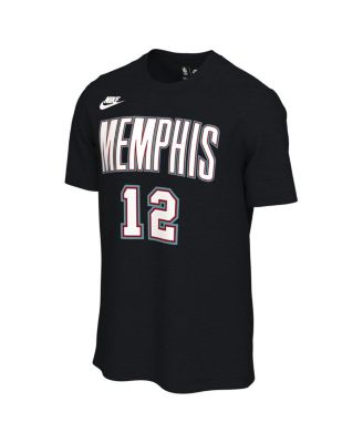 Men's and Women's Ja Morant Black Memphis Grizzlies Name Number T-Shirt
