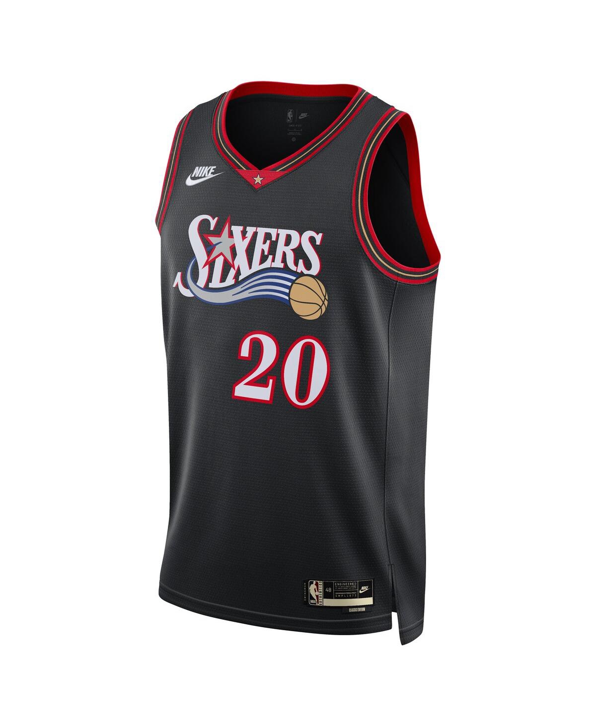Nike Men's and Women's Tyrese Maxey Black Philadelphia 76ers Swingman Jersey