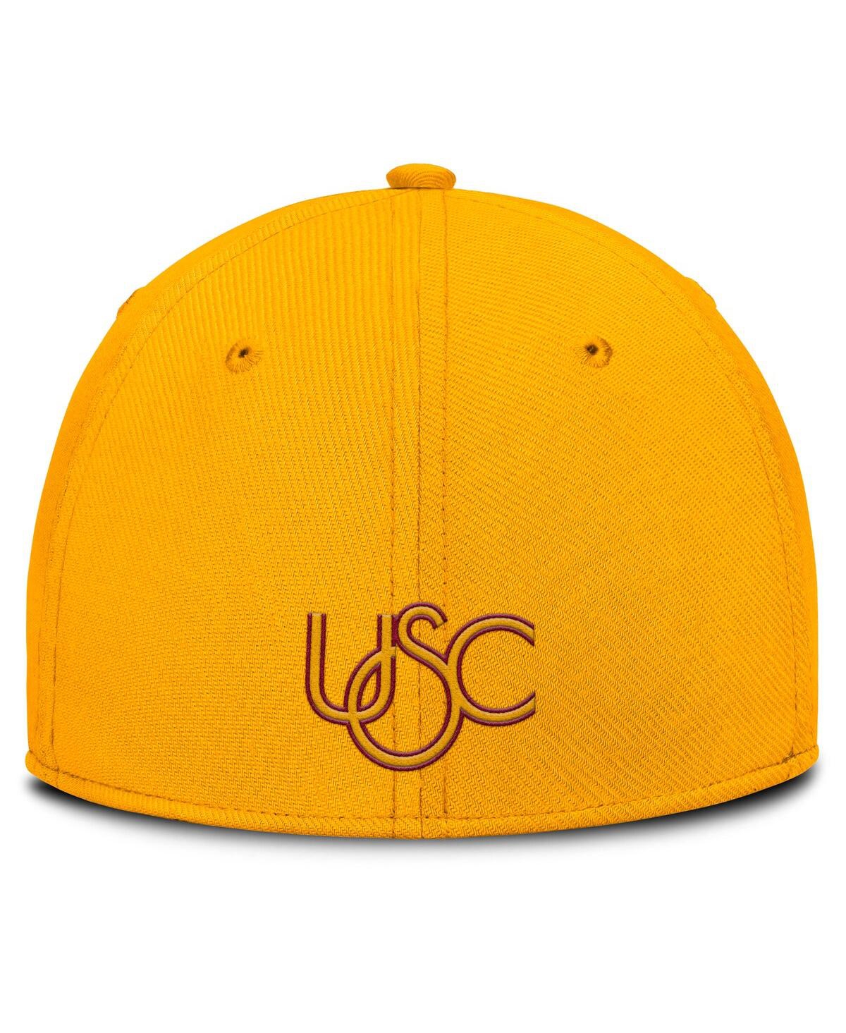 Nike Men's Gold Usc Trojans Rise Academic Dri-fit Flex Hat