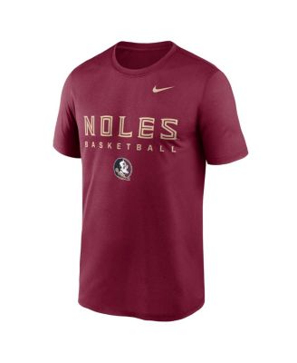 Men's Garnet Florida State Seminoles 2025 Courtside Basketball Legend Dri-FIT T-Shirt
