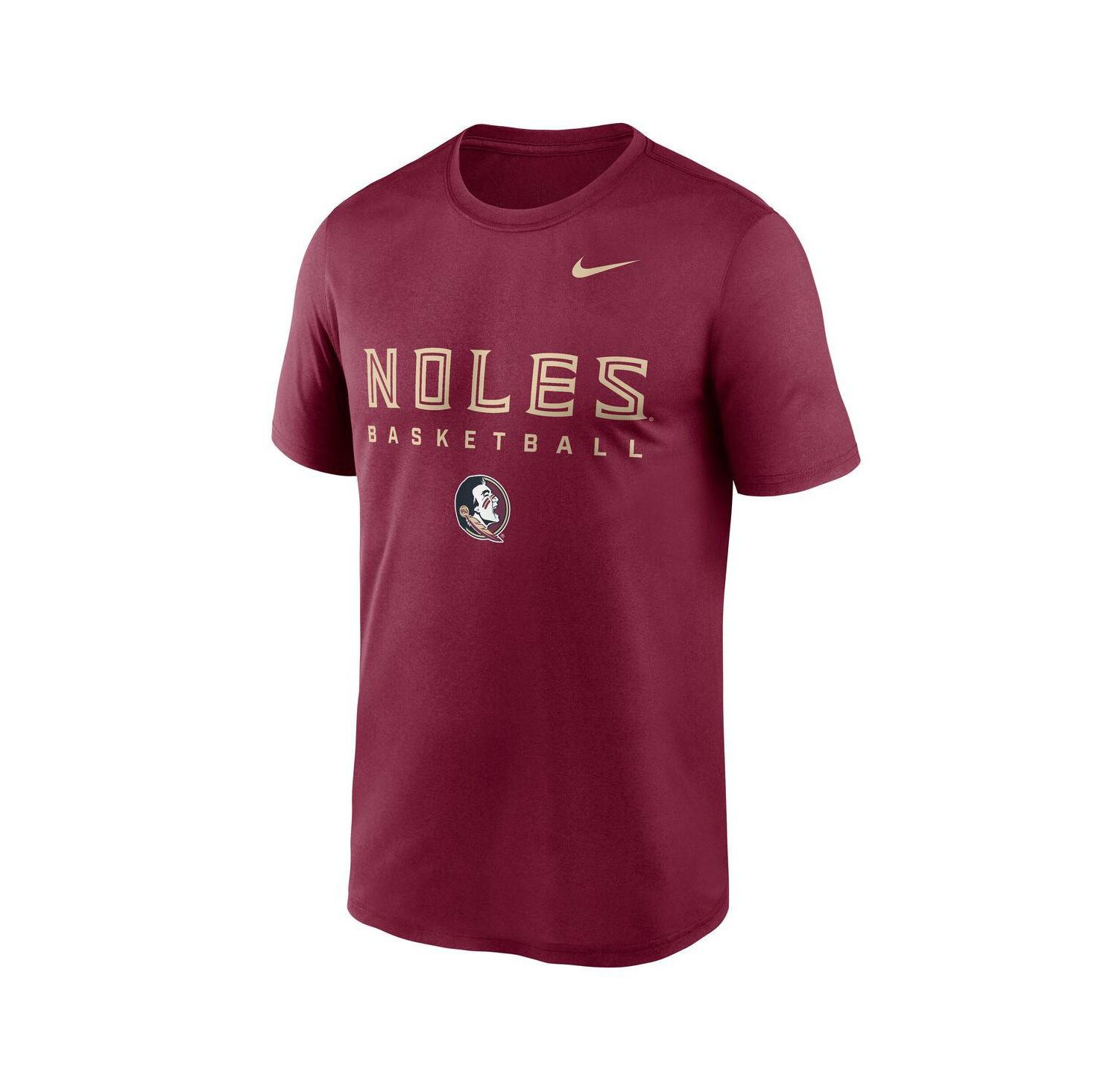Men's Garnet Florida State Seminoles 2025 Courtside Basketball Legend Dri-FIT T-Shirt