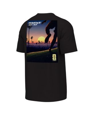 Men's Black 2026 FIFA World Cup Los Angeles Host City Poster Graphic T-Shirt
