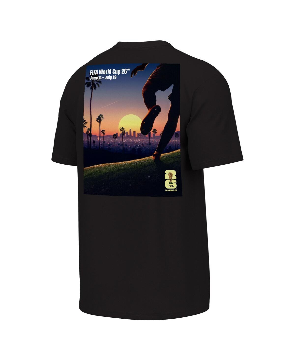 Outerstuff Men's Black 2026 Fifa World Cup Los Angeles Host City Poster Graphic T-shirt In Black