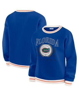 WEAR by Erin Andrews - Women's Royal Florida Gators Seal Sweatshirt