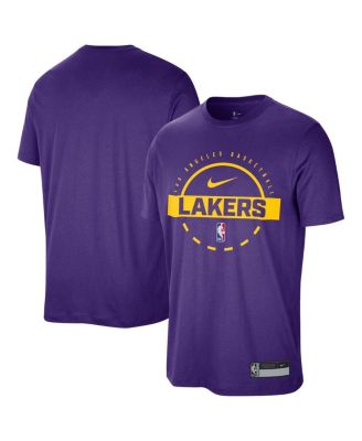 Nike - Men's Purple Los Angeles Lakers 2025/26 On-Court Flare Performance Practice T-Shirt