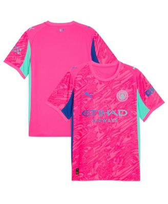 Puma - Men's Pink Manchester City 2025/26 Replica Goalkeeper Jersey