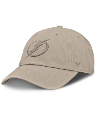 Fanatics - Men's Tan Tampa Bay Lightning Authentic Pro Road Adjustable Hat