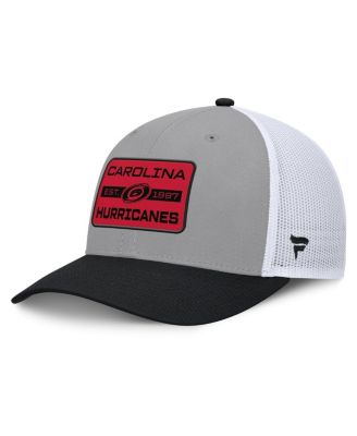 Fanatics - Men's Gray/Black Carolina Hurricanes Fundamental Adapt Trucker Adjustable Hat