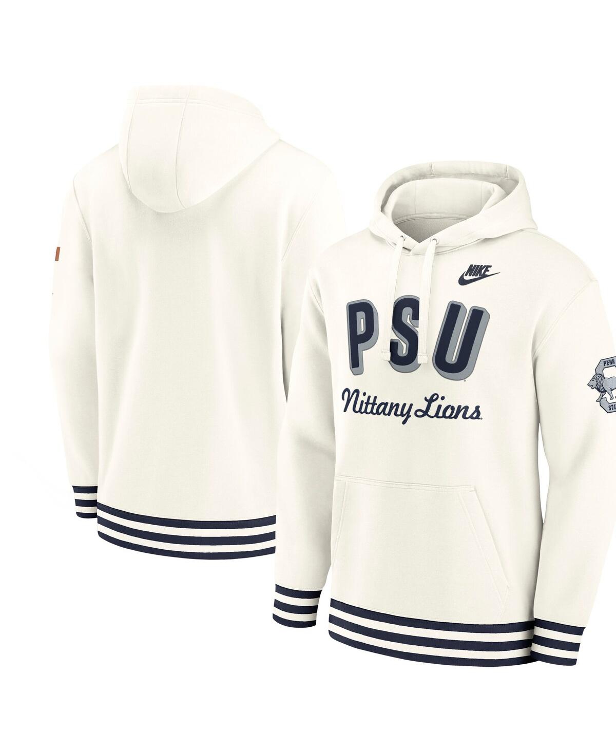 Nike Men's Cream Penn State Nittany Lions Legacy Retro Pullover Hoodie