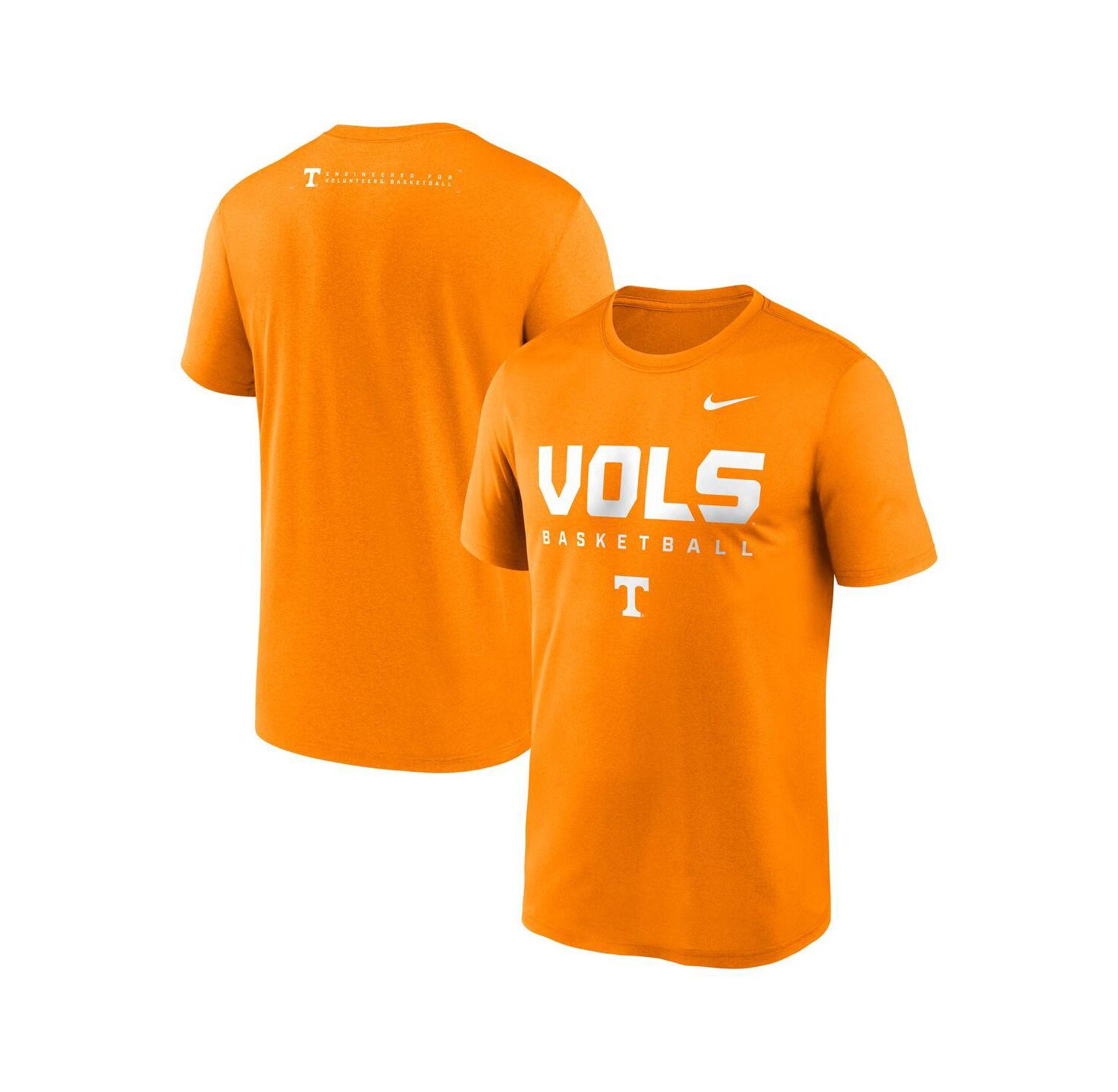 Men's Tennessee Orange Tennessee Volunteers 2025 Courtside Basketball Legend Dri-FIT T-Shirt