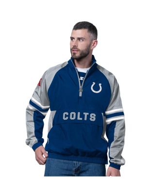 Starter - Men's Royal Indianapolis Colts Prospect Half-Zip Pullover