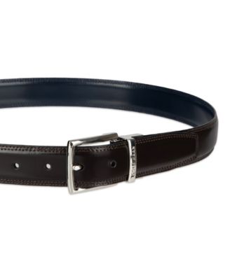 Men's Two-in-One Reversible Leather Dress Belt