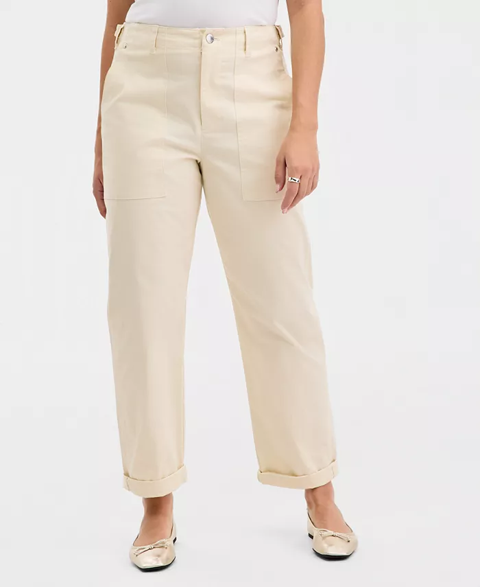 Women's Straight Leg Patch-Pocket Pants - thumbnail 2