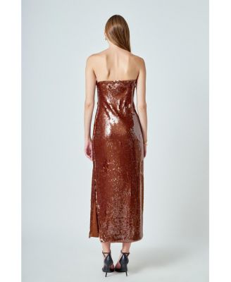 Women's Sequin Maxi Dress