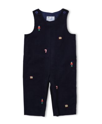 Baby Boys Corduroy Longall with Allover Embroidery