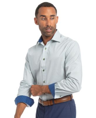 Men's Mosaic Squares Modern-Fit Shirt