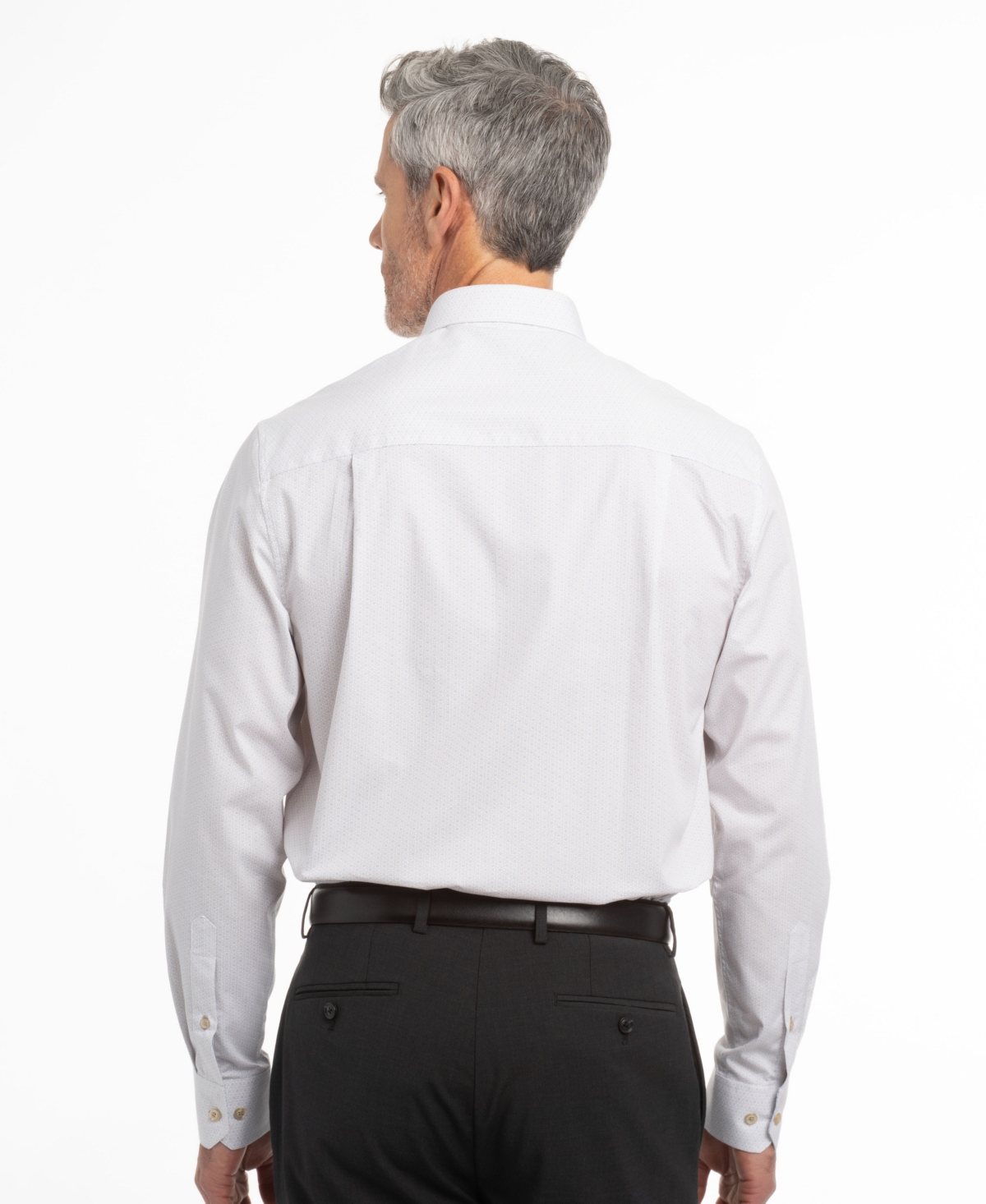 Nick Graham Men's Jasmine Floral Modern Fit Shirt In White