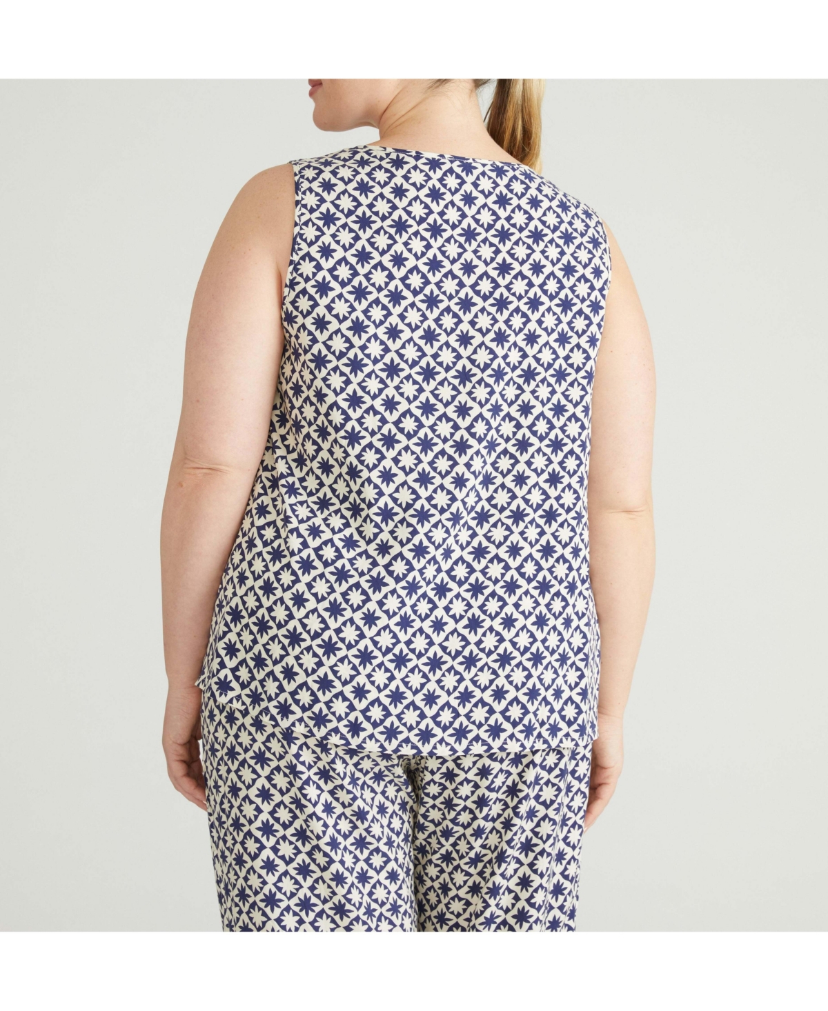 Universal Standard Womens Plus Cooling Stretch Cupro Tank