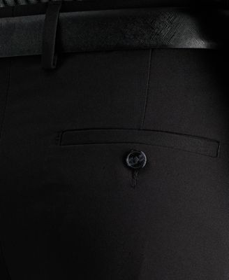 Men's Modern-Fit Micro-Check Dress Pants