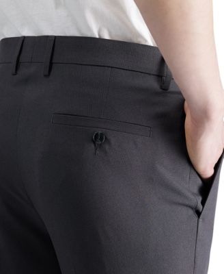 Men's Modern-Fit Micro-Check Dress Pants