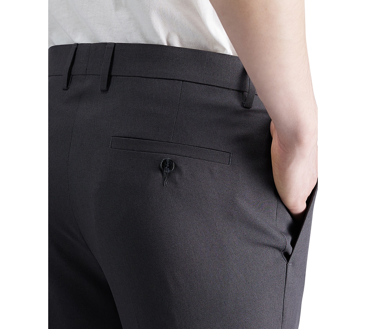 Kenneth Cole Reaction Men's Modern-Fit Micro-Check Dress Pants