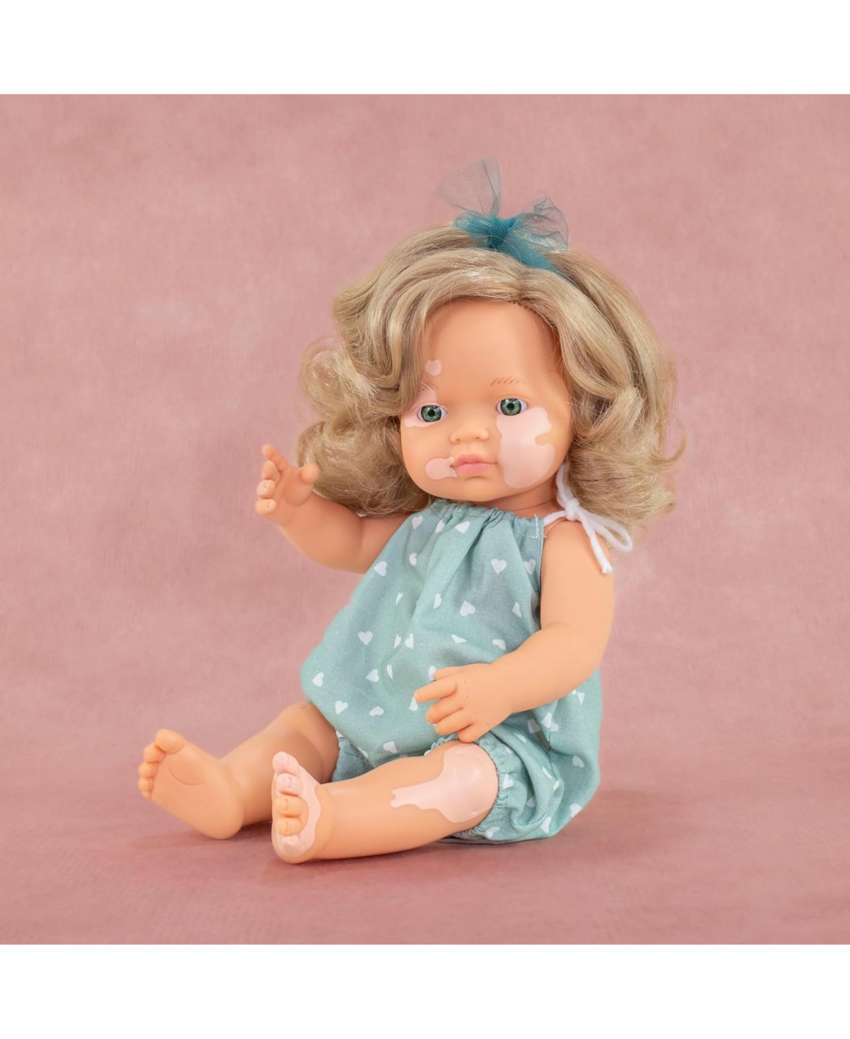 Miniland My Friends and Me Collection Baby Girl Doll with Dark Blonde Hair and Vitalago