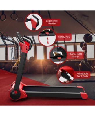 2.25 HP Electric Motorized Folding Running Treadmill Machine with LED Display