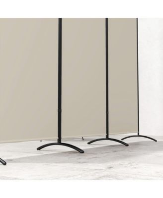 6' 3 Panel Room Divider, Indoor Privacy Screen for Home, Light