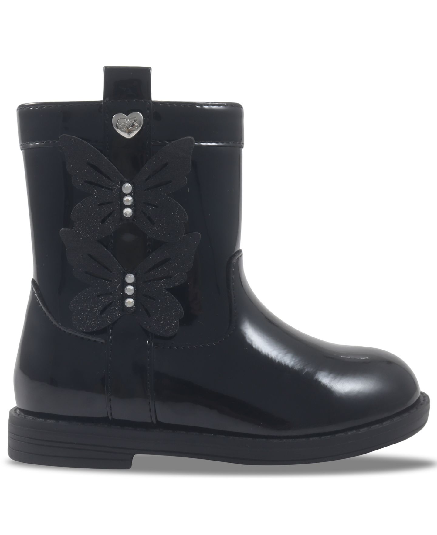 Ботинки Jessica Simpson Evie Ellis Zipper Boots для девочек, цвет: Чёрный — фото 2