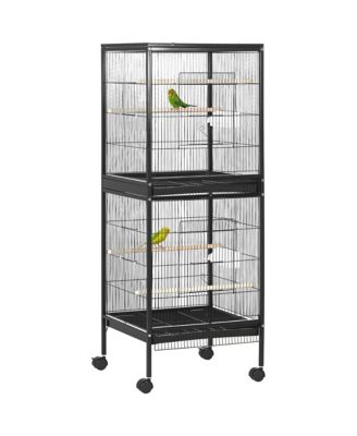 Large Bird Cage with 1.7 ft. Width for Wingspan,