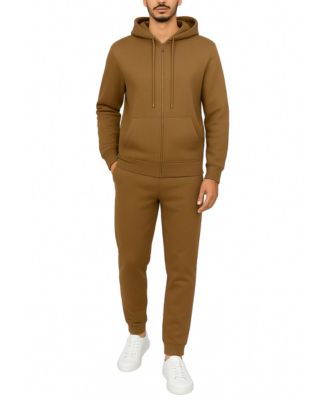 Men's Full-Zip Hoodie and Jogger Sweatpants Matching, 2-Piece Set