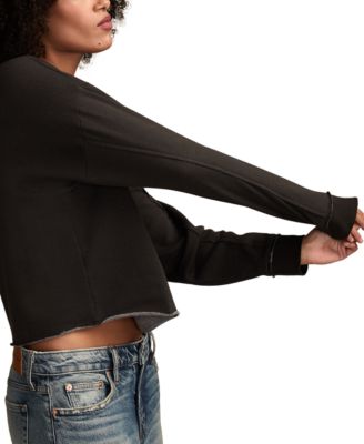 Women's Jeweled Crew Neck Sweatshirt
