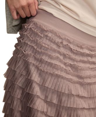 Women's Ruffled Maxi Skirt