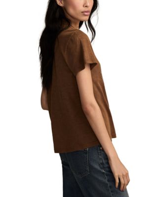 Women's Floral Sun Classic Crew Neck Top