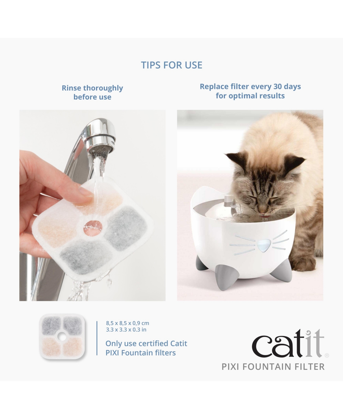 Catit Pixi Fountain Cartridge, 6-pack