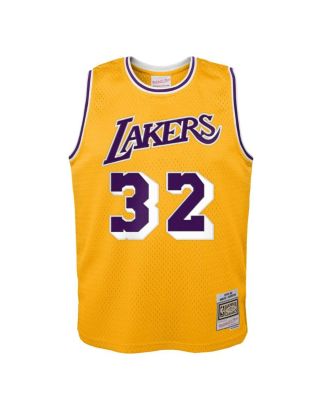 Toddler Magic Johnson Gold Los Angeles Lakers 1984/85 Swingman Jersey