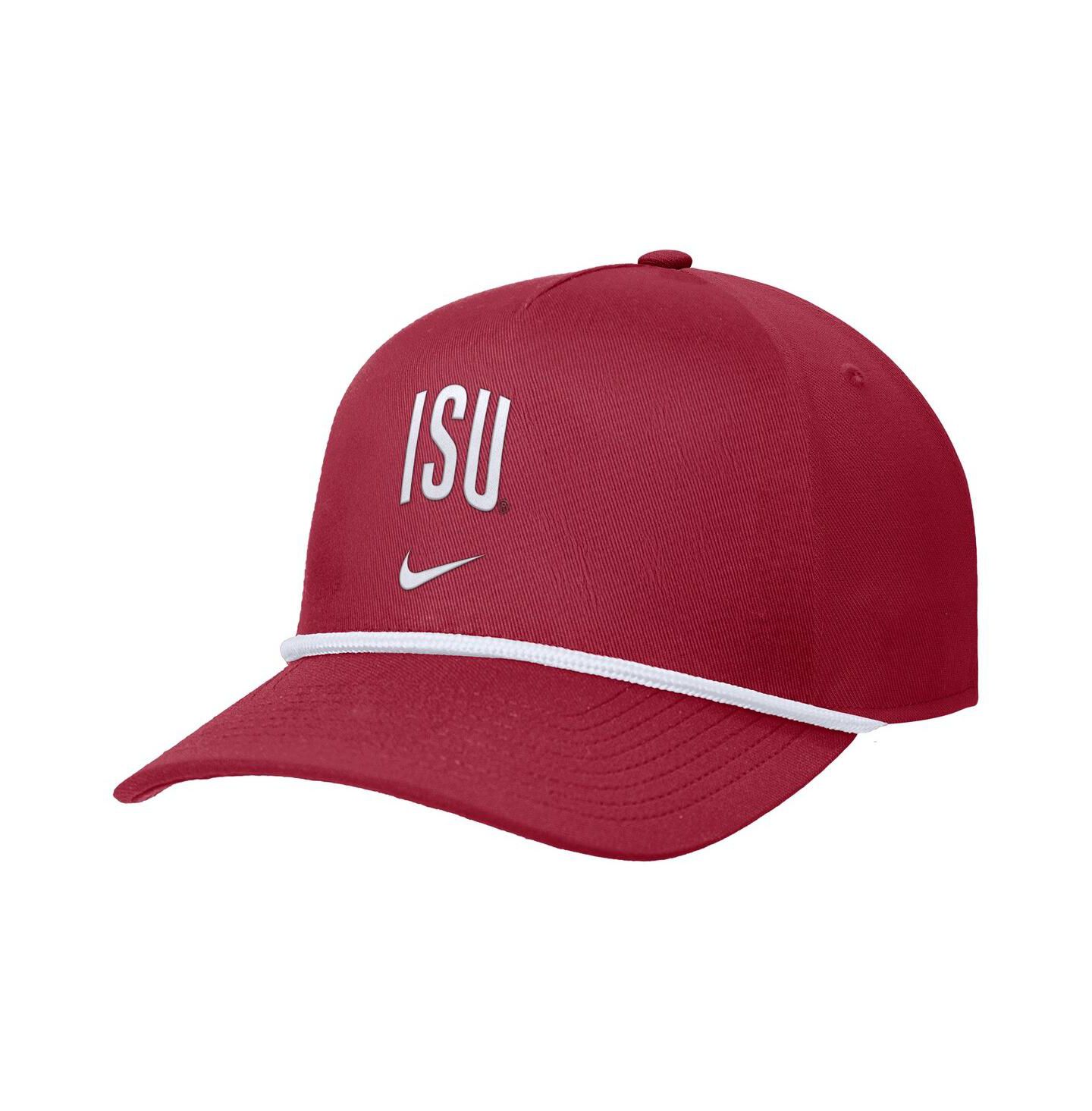 Мужская кепка Nike Cardinal Iowa State Cyclones Rise Adjustable Hat — фото 1