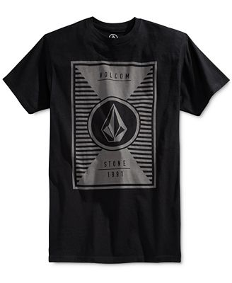 Volcom Men's Shizzle Graphic-Print Logo T-Shirt - T-Shirts - Men - Macy's