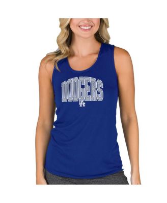 Concepts Sport - Women's Royal Los Angeles Dodgers Marathon Racerback Tank Top