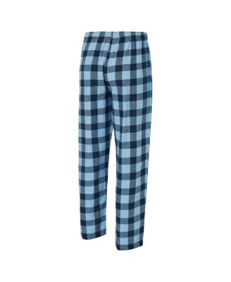 Men's 2-Piece Powder Blue/Navy Los Angeles Chargers Avondale T-Shirt and Flannel Pants Set