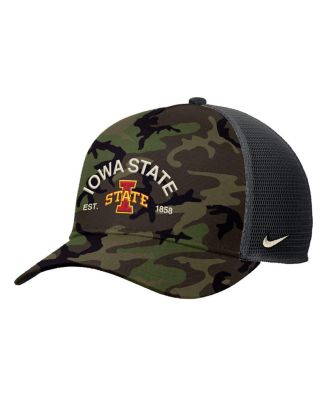 Men's Camo Iowa State Cyclones 2025 Military Appreciation Rise Adjustable Trucker Hat