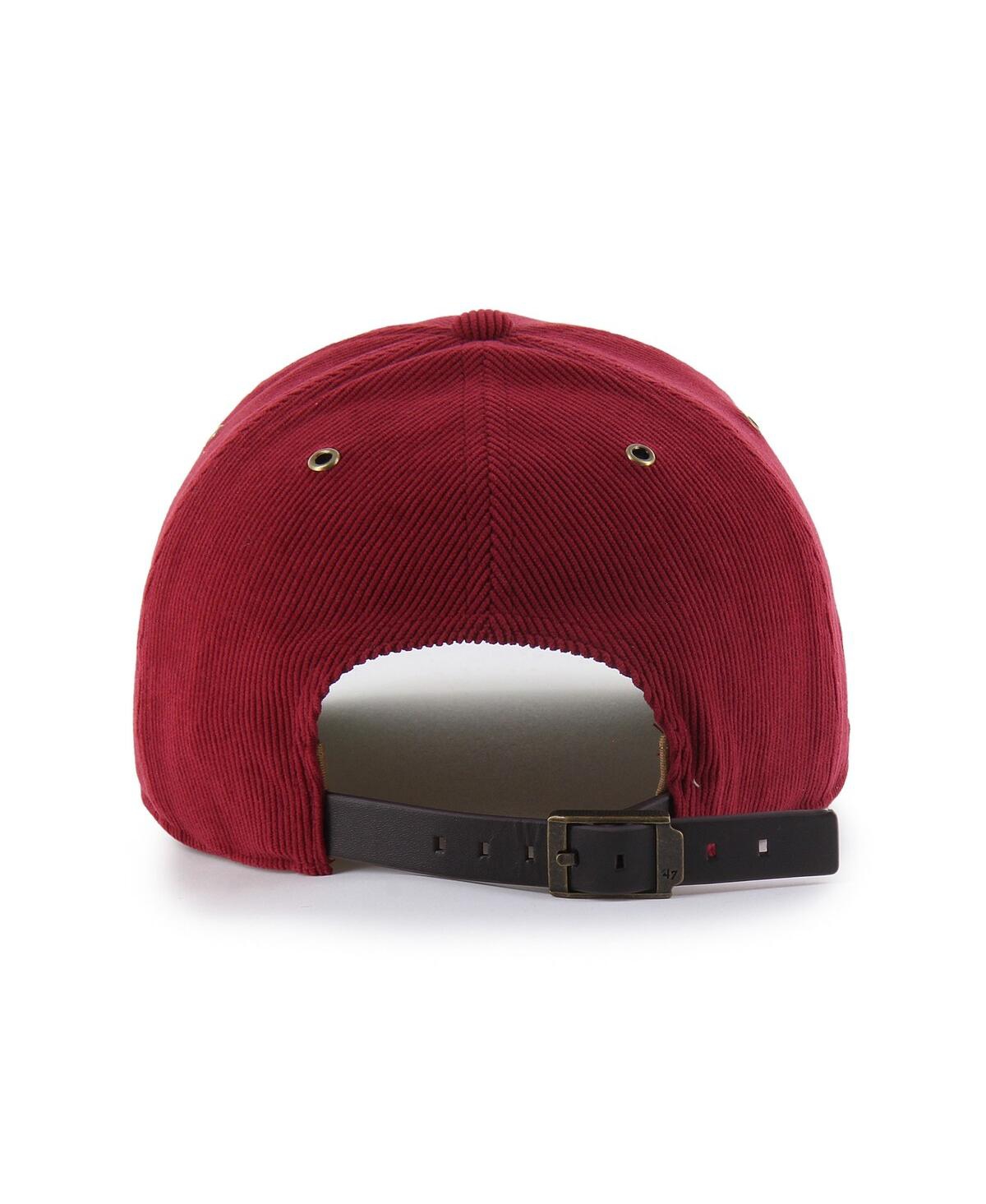 47 Brand Men's And Women's Cardinal Arkansas Razorbacks Collections Golden Age Corduroy Hitch Adjustable Hat In Multi