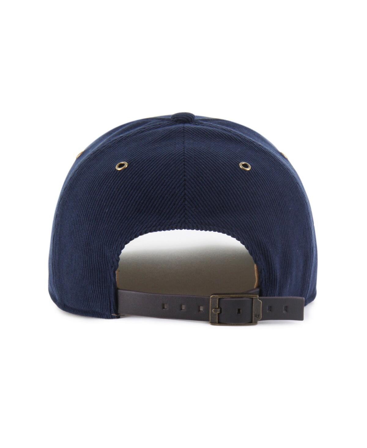 47 Brand Men's And Women's Navy Notre Dame Fighting Irish Collections Golden Age Corduroy Hitch Adjustable Ha In Blue