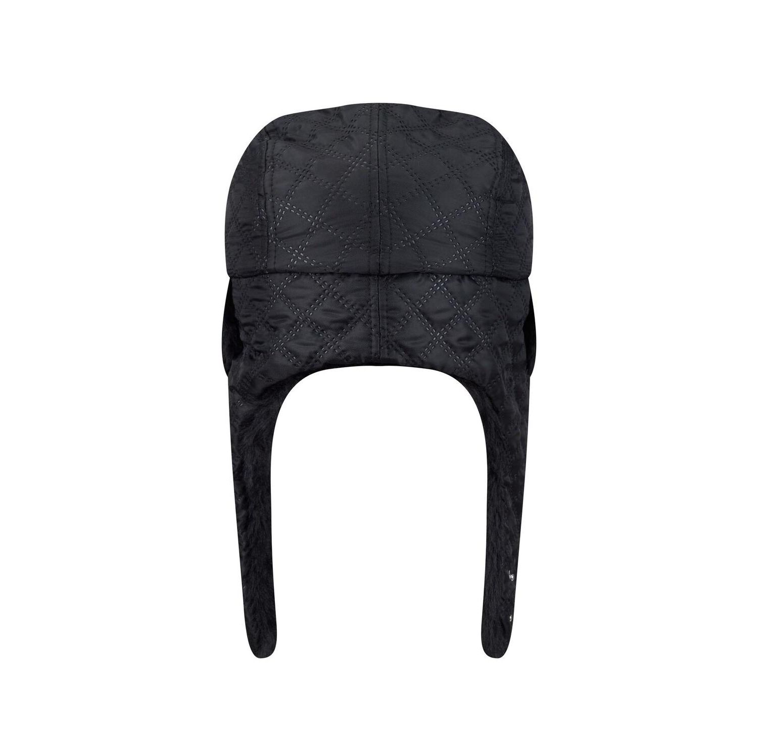 Men's Black Dallas Cowboys Quilted Trapper Hat