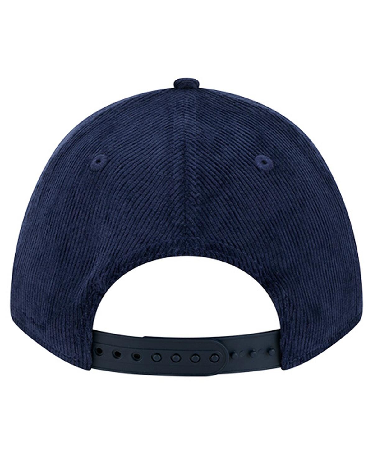 New Era Men's Navy Chicago Bears Cord Corduroy 9forty A-frame Adjustable Hat In Multi