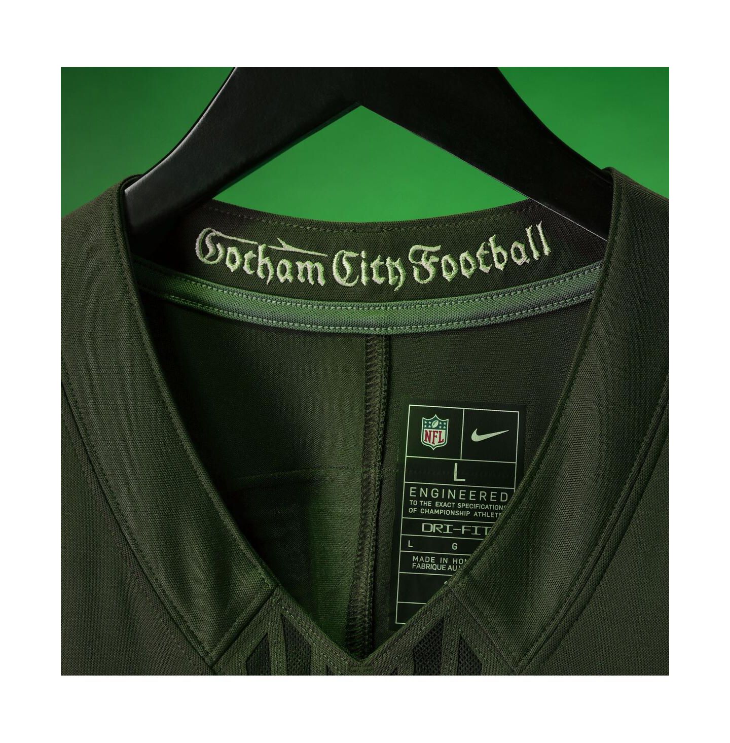 Мужской топ Nike Joe Namath Gotham Green New York Jets 2025 Rivalries Collection Retired Player Limited Jersey — фото 4