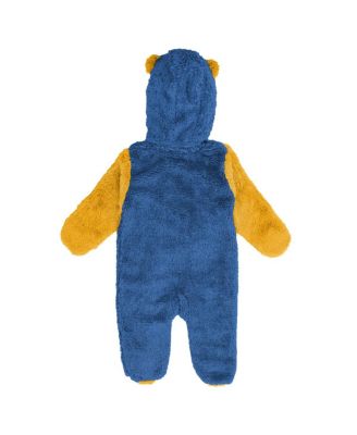 Newborn Blue St. Louis Blues Stay Napping Fleece Bunting Full-Zip Hooded Sleeper