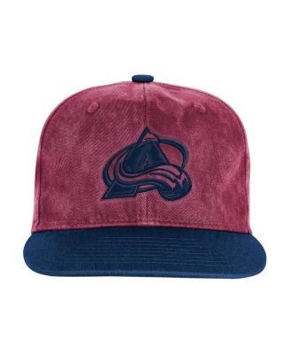 Big Boys and Girls Burgundy/Navy Colorado Avalanche True Retro Deadstock Adjustable Hat